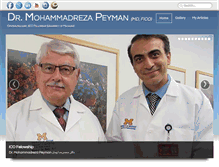 Tablet Screenshot of drpeyman.net